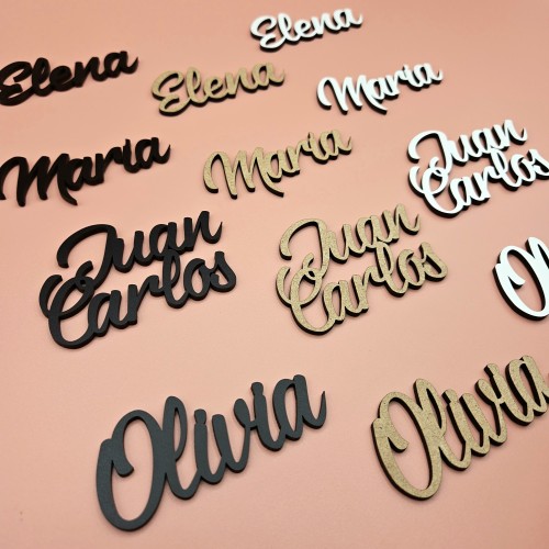 Marcasitios de Madera Personalizados - 3mm