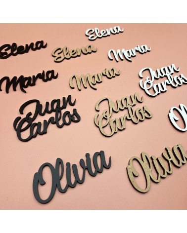 Marcasitios de Madera Personalizados - 3mm