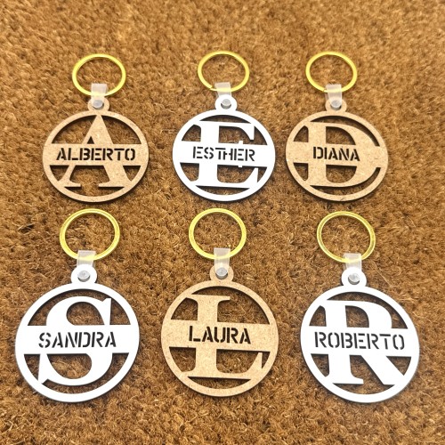 Llaveros de Madera Personalizados