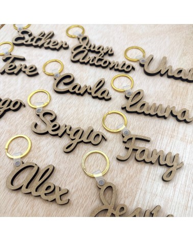 Llaveros de Madera Personalizados - 5mm